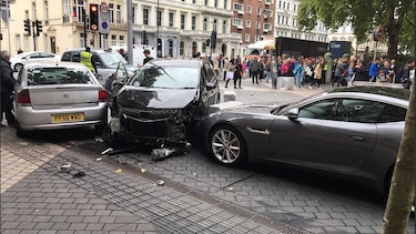 Policía británica dice que el incidente automovilístico no es acto terrorista