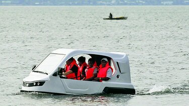 Vehículo anfibio para misiones de rescate