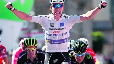 Jungels gana y Quintana se cae