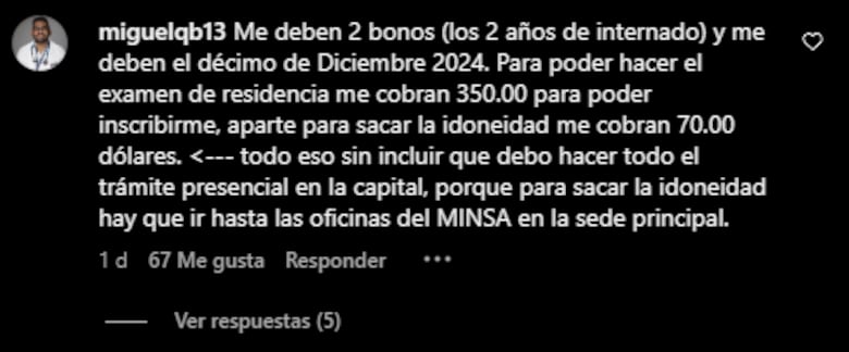 El drama de los médicos internos y residentes: turnos extras y bonos adeudados