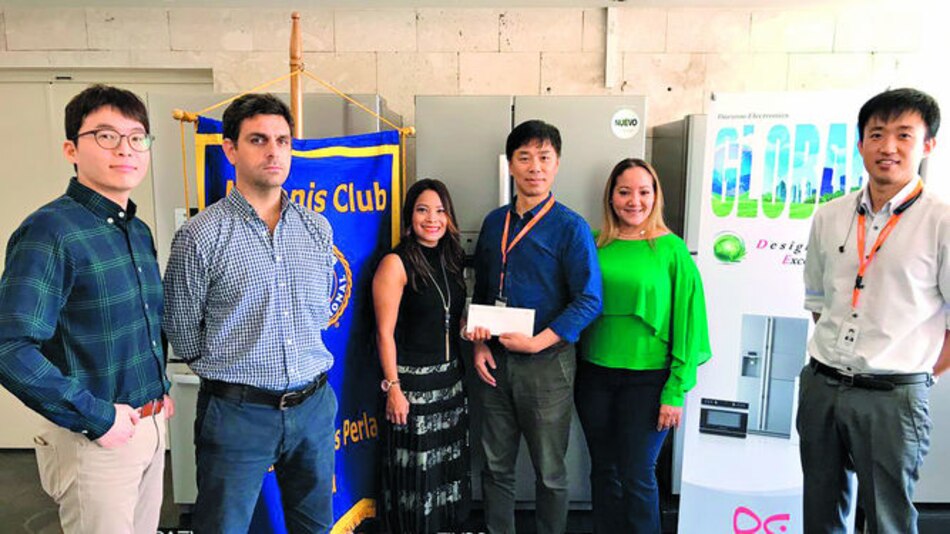 Daewoo hace donación a Club Kiwanis Las Perlas