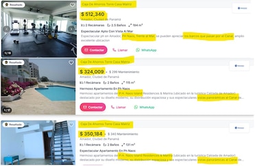Compraron apartamentos frente al Canal; ahora viven atrapados en el conflicto de Naos