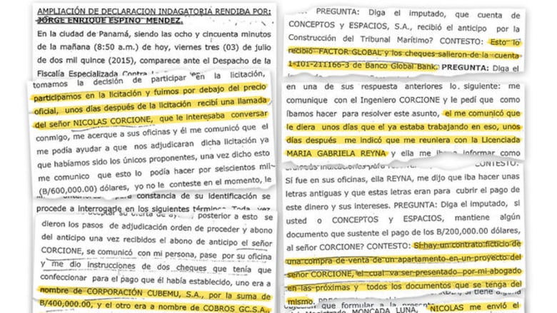 Un contrato para disfrazar la ‘coima’