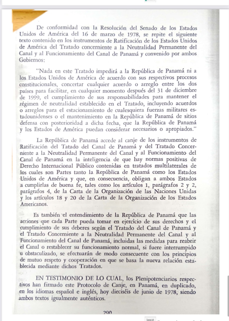 Donald Trump, el Canal de Panamá y lo pactado en el Tratado de Neutralidad