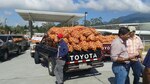 Productores de cebolla reabren vía en Volcán