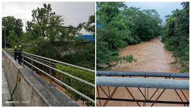 Bomberos monitorean crecidas de ríos al este del país; estas son las recomendaciones