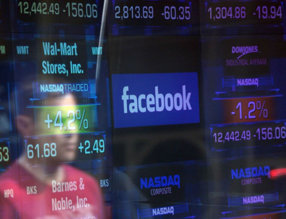 Facebook  cae en Wall Street luego de escándalo de filtración
