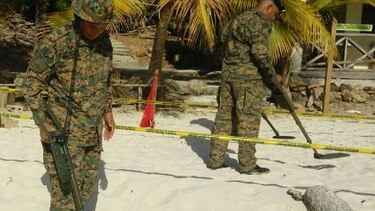 Explosivistas inspeccionan Isla Iguana, en Pedasí