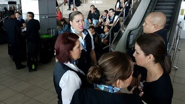 Tocumen a oscuras y los pasajeros se impacientan