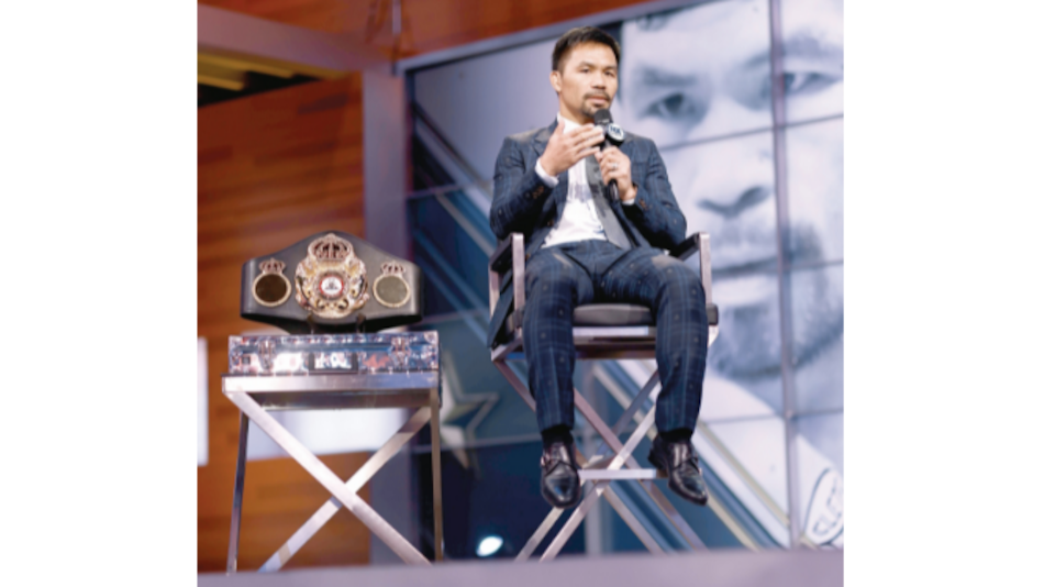 Pacquiao, nombrado campeón centenario de la AMB