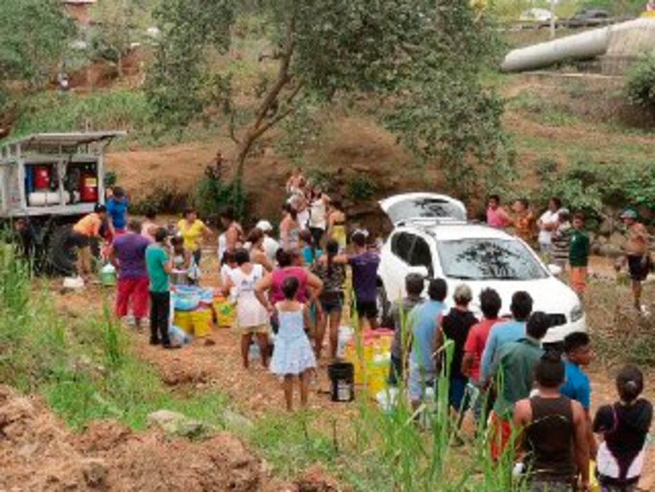 Chorreranos, sin agua por dos días