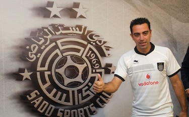 Xavi Hernández es presentado por su nuevo equipo en Catar