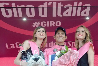 Andrey Amador lidera en la general del Giro de Italia
