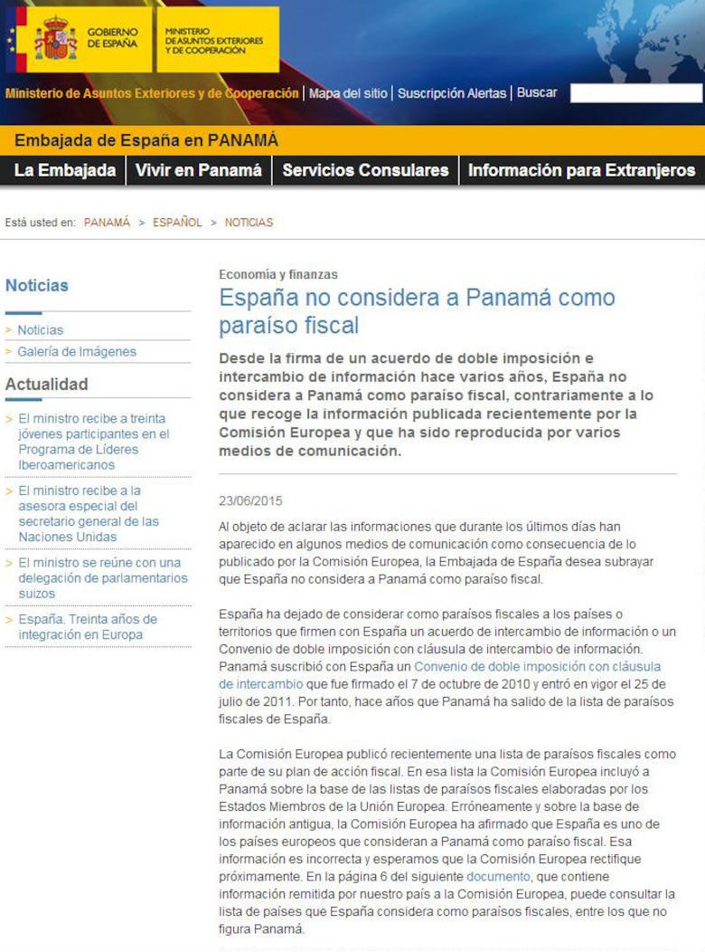 Gobierno rechaza que Comisión Europea siga incluyendo a Panamá en lista de paraísos fiscales