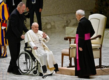 El papa Francisco pide el don de la paz en esta Semana Santa