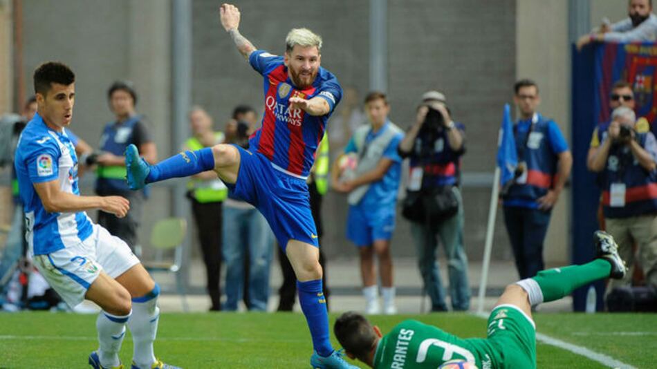 El tridente del Barcelona tritura 5-1 al Leganés