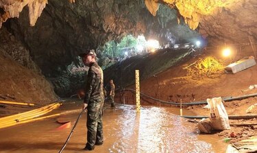 Tailandia: evacuan área de la cueva para ayudar a los niños y a entrenador