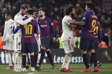 Real Madrid y Barcelona empatan y dejan abierta la semifinal de la Copa del Rey