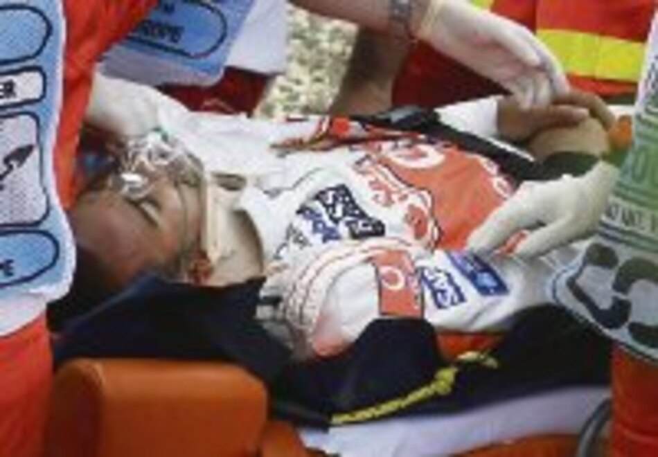 Accidente de Hamilton abre las puertas a Raikkonen y Alonso