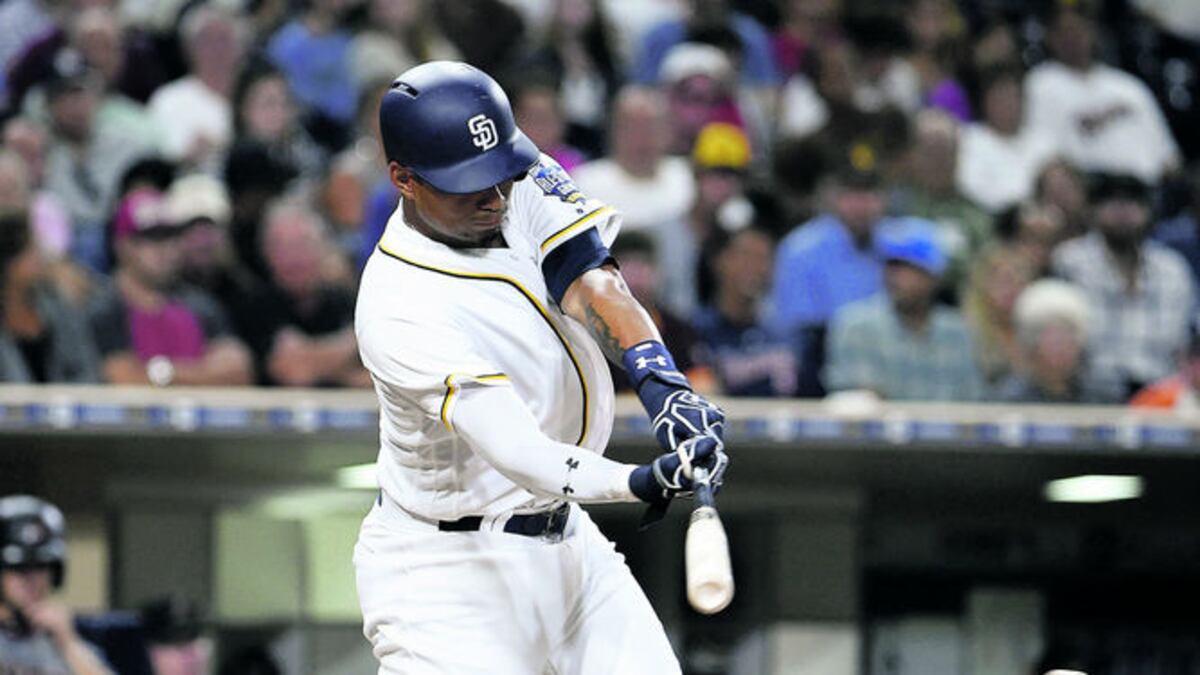 Christian Bethancourt pegó seis jonrones el año pasado con los Padres.