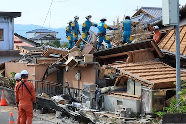 Ascienden a 34 los muertos por el terremoto en Japón, según las autoridades locales