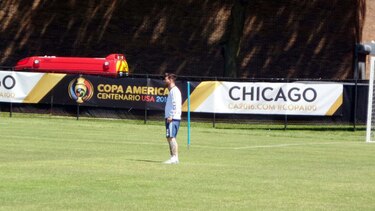 Argentina regresa al trabajo con Messi a la cabeza