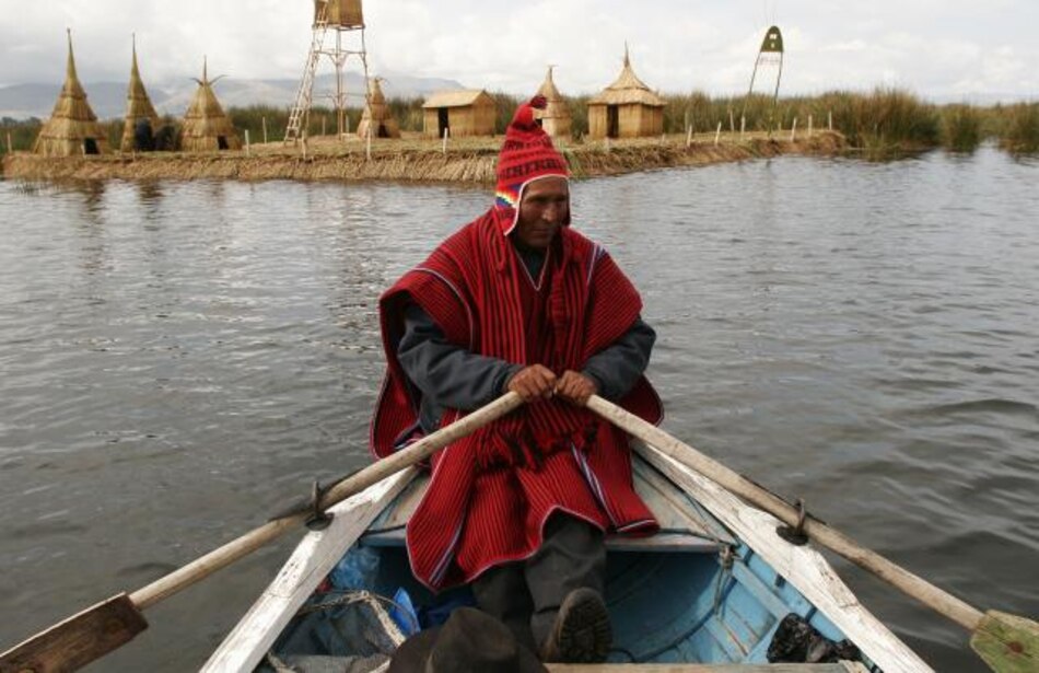 El nivel del lago Titicaca desciende a su mínimo histórico por la sequía en Bolivia