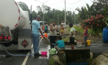 Tres días sin agua tienen más de 8 mil residentes de Barú