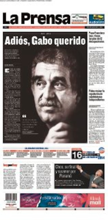 Portada de la 'La Prensa', entre las 10 mejores