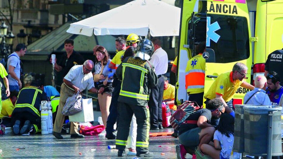 Barcelona, víctima de la violencia terrorista