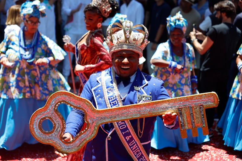El Rey Momo abre el Carnaval de Río de Janeiro