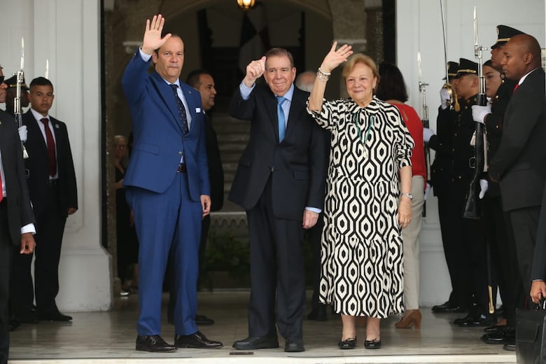 Edmundo González en Panamá: presidente Mulino lo recibe en el Palacio de las Garzas