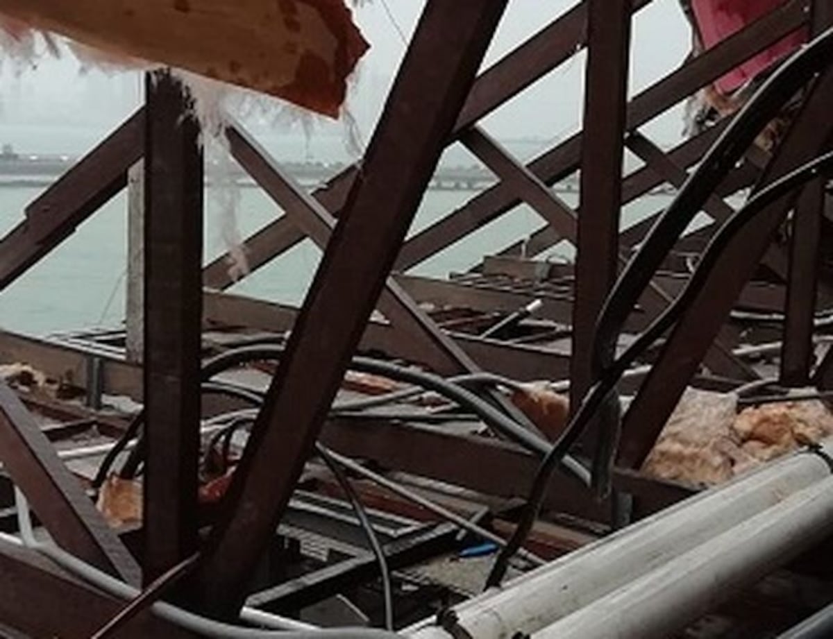 Ingenieros del Sinaproc evaluarán los daños en la Cancillería.
