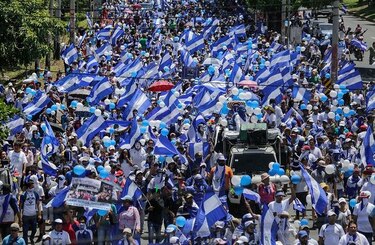 Miles piden salida de Ortega en masiva protesta en Managua