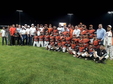 Ponen a prueba estructura del nuevo estadio de béisbol Roberto Flaco Bala Hernández