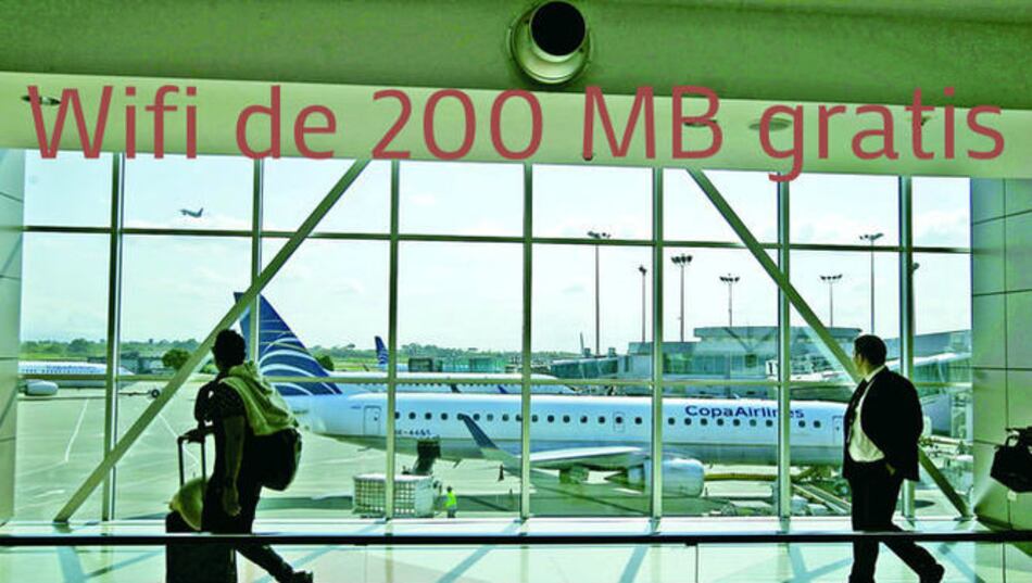 Aeropuerto de Tocumen anuncia wifi gratis de 200 MB de velocidad para todos los pasajeros