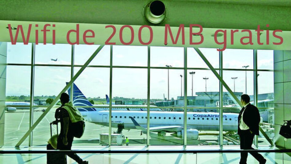 Aeropuerto de Tocumen anuncia wifi gratis de 200 MB de velocidad para todos los pasajeros