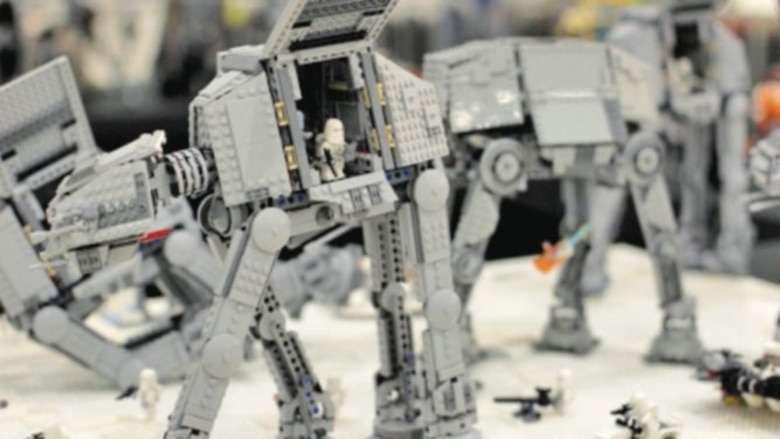 Exhibición inspirada en bloques de Lego