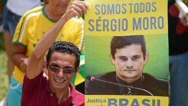 Miles protestan en Brasil en apoyo al ministro y exjuez Sergio Moro