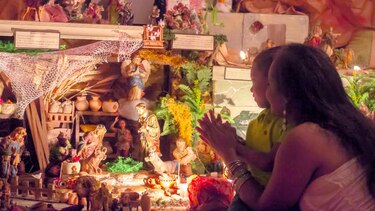 El Topón, encuentro entre Jesús y María