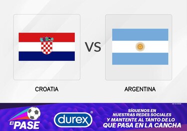 Las semifinales del Mundial : Argentina vs. Croacia
