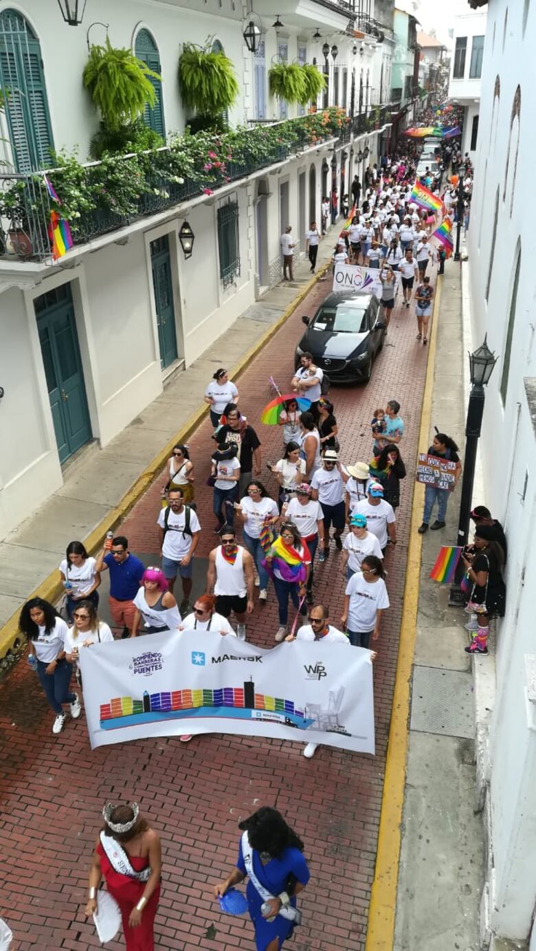 Realizan marcha del orgullo en el Casco Antiguo