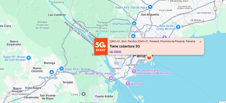 Más Móvil lanza red 5G en más de 360 puntos de la ciudad de Panamá y ASEP prepara licitación para 2025