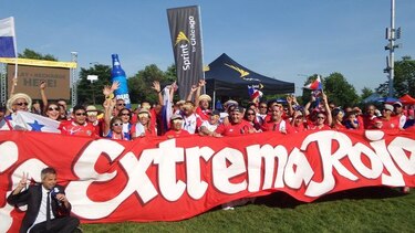 Panamá vive su fiesta en las afueras del Soldier Field