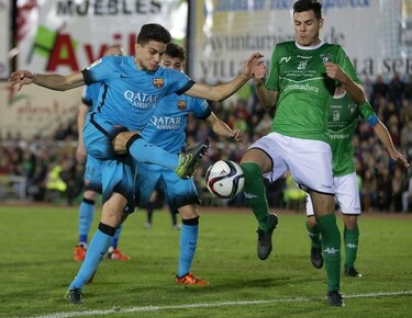 Villanovense frena al Barcelona en la Copa del Rey