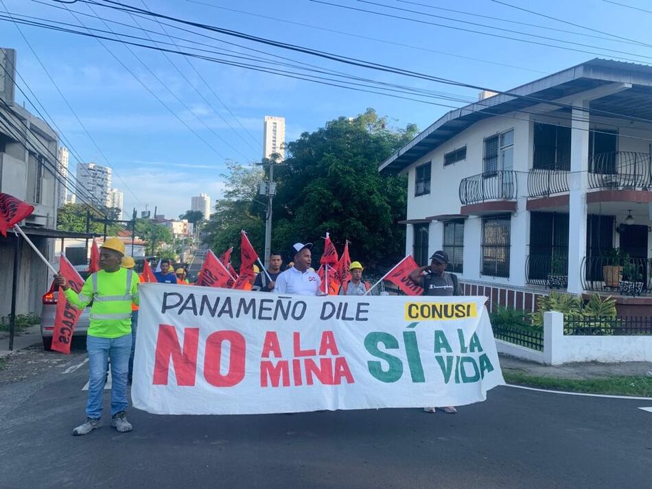 Sindicatos presentan denuncia contra directivos de Minera Panamá