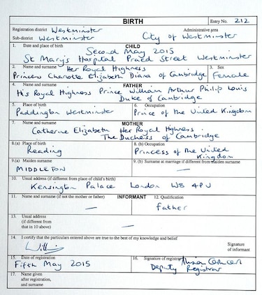 La reina Isabel II visita a su nueva bisnieta