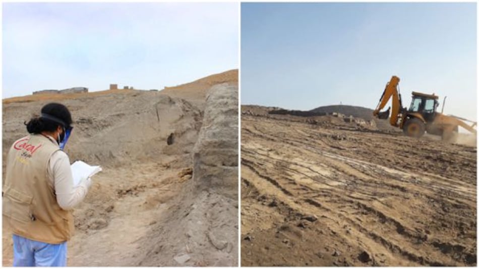 Policía peruana frena destrucción de sitio arqueológico por agricultores