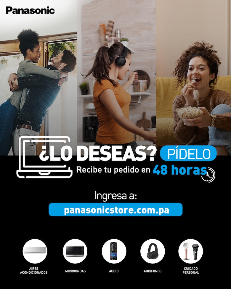Descubre la nueva tienda online PanasonicStore.com.pa en donde podrás encontrar los mejores productos con calidad japonesa