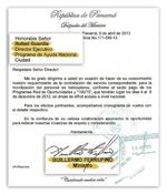 “A mí me trajo el cheque Ferrufino”